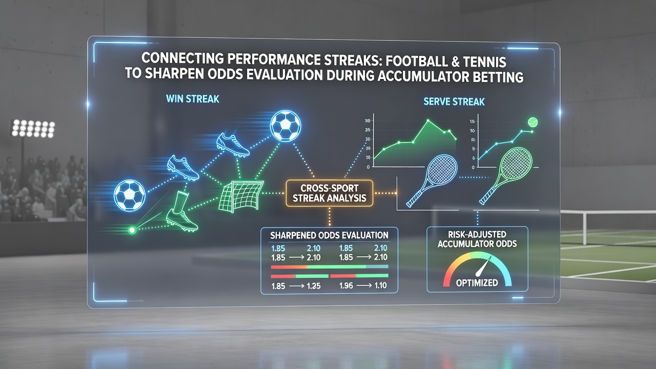 Comparative streak metrics for football and tennis accumulator planning