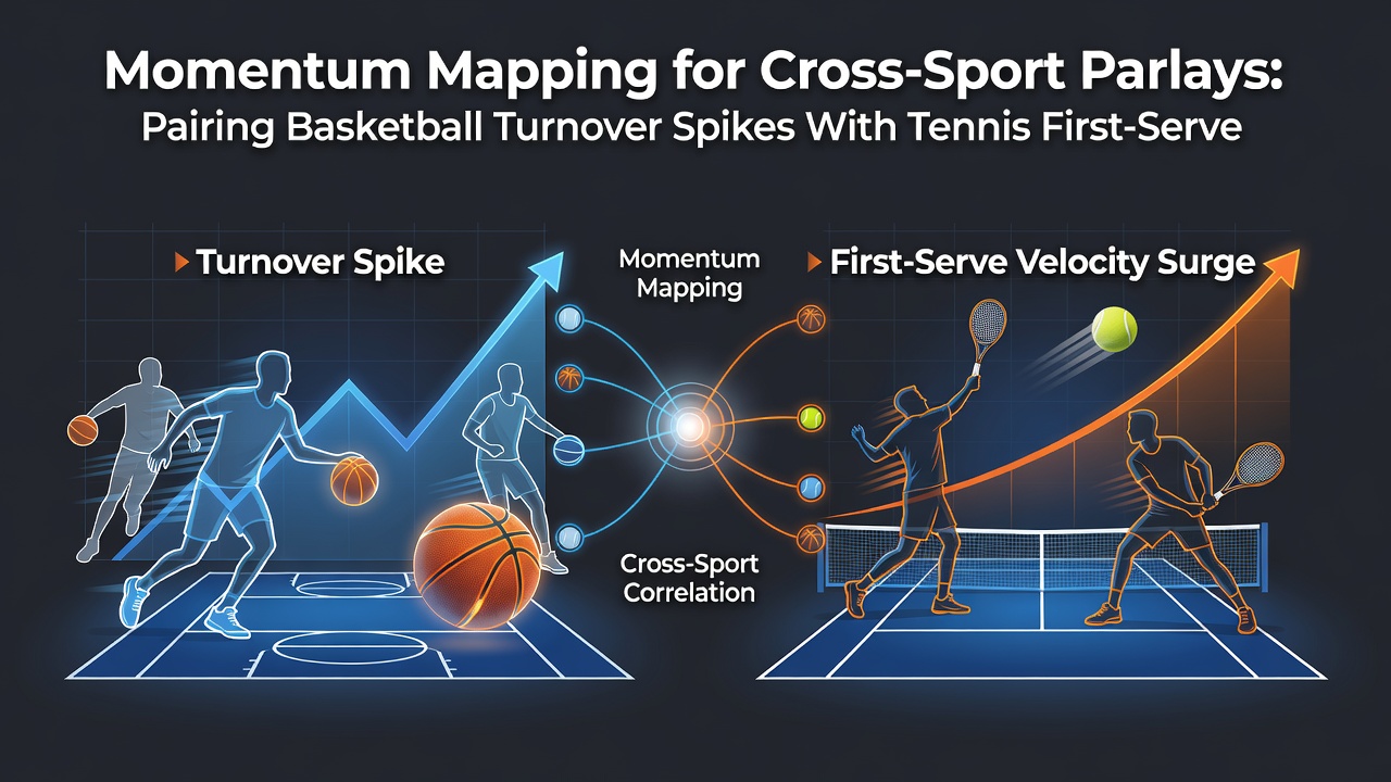 Chart illustrating combined basketball and tennis statistics used to determine parlay stake sizes